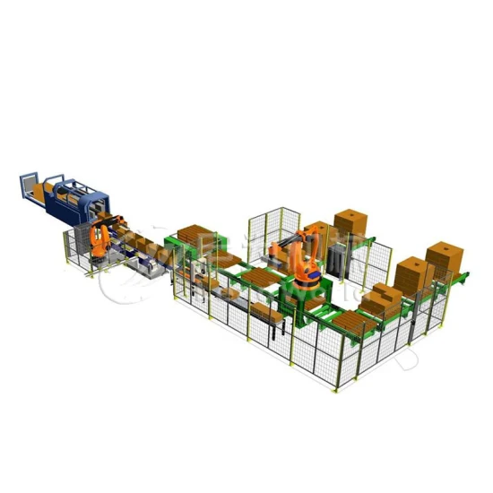 Máquina paletizadora de robot de caja de cartón directa de fábrica