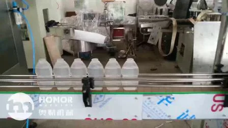 Esterilización automática y desinfectante aséptico para manos Equipo de producción y envasado de llenado de gel de botellas de plástico blanco