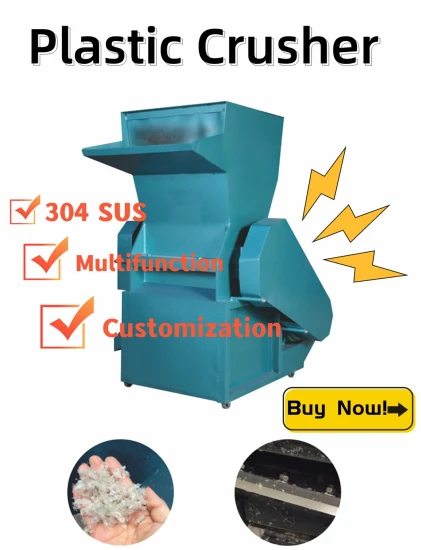 250-400kg/H Residuos reciclados Película plástica Trituradora Trituradora Trituradora